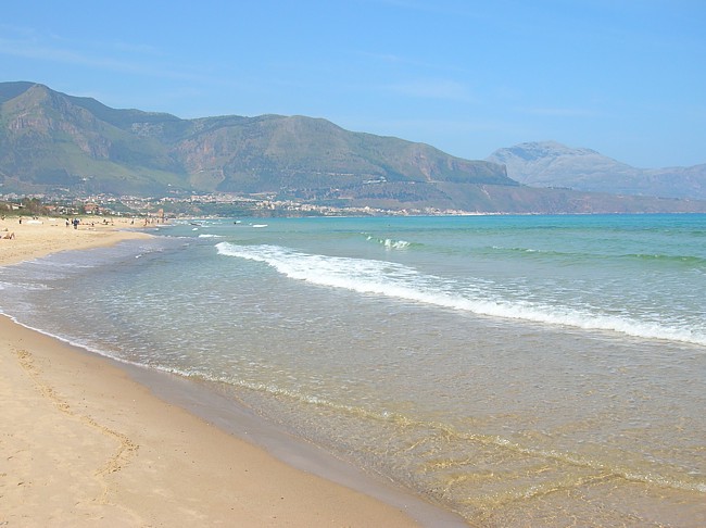 spiaggia playa castellammare del golfo