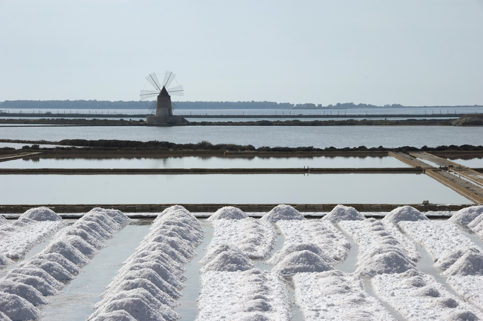 Saline_di_Trapani_-_raccolta_del_sale