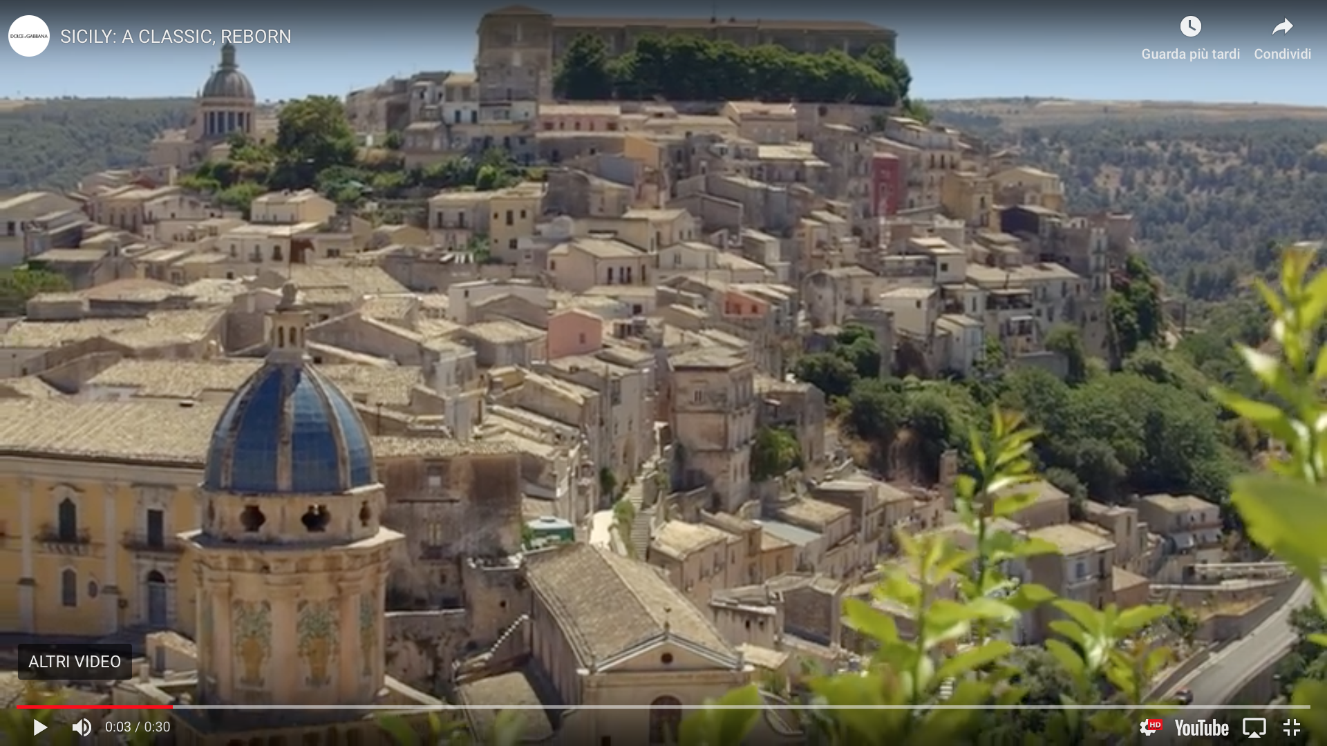 Dolce & Gabbana - In the province of Ragusa, Sicily, the olive